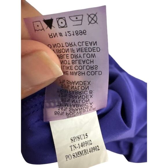 Title Nine Purple Racerback Athletic Dress w/ Built-In Bra – Size M - Picture 7 of 7